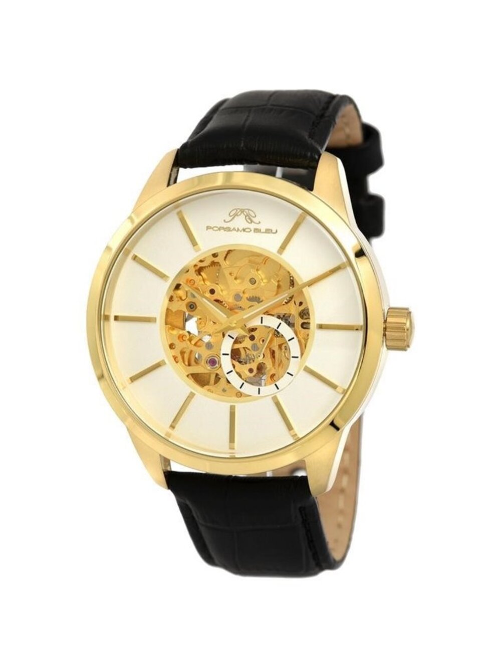NWT Porsamo Bleu Cassius Automatic White Dial Men's Watch
